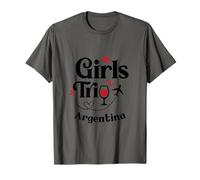 Cute Wine Girls Trip Argentina Viajes Vacaciones Camiseta