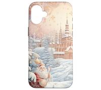 Cute Winter Accessories For Women Pastel Christmas Snow Carcasa para iPhone 16 Plus
