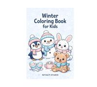 Cute Winter Animals Coloring Book for Kids: Adorable Gnomes, Pandas, Bunnies & More | Fun, Simple & Relaxing Winter-Themed Coloring Pages for Ages 3-8