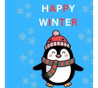 Cute Winter Animals, Snowy Scenes & Fun Easy Coloring Pages for Preschool and Kindergarten