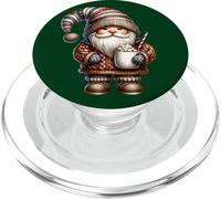 Cute Winter GNOME Love Pumpkin Spice Hot Cocoa For Christmas PopSockets PopGrip para MagSafe