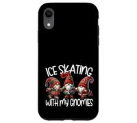 Cute Winter Gnomes For Xmas Ice Skating with My Gnomies Carcasa para iPhone XR