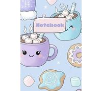 Cute Winter Notebook with Hot Cocoa & Cookies: 6x9 Lined Journal | 120 Pages | Cozy Holiday & Winter-Themed Gift for Kids, Teens & Stationery Lovers