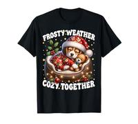 Cute Winter Sayings For Beagle Owners with Christmas Vibes Camiseta