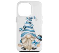 Cute Winter Vacation Family Christmas GNOME with Snowman Carcasa para iPhone 13 Pro