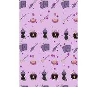 Cute Witch Journal: Purple Witchy Diary for teens and young adults | 200 pages logbook for daily entries