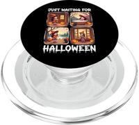 Cute Witch Just Waiting For Halloween Spooky Autumn PopSockets PopGrip para MagSafe
