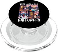 Cute Witch Just Waiting For Halloween Spooky Autumn PopSockets PopGrip para MagSafe