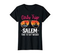 Cute Witch Sunglasses Girls Trip Salem Time to Get Wicked Camiseta