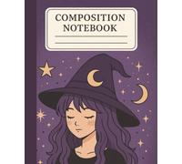 Cute Witchcore Anime Aesthetic Notebook with Inspirational Quotes for School, Journaling, and Creative Writing - Perfect for Teens, Students, and ... Page | Wide-Ruled | 7.5 x 9.25" 120 pages