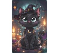 Cute Witchy Cat Notebook - I Am Magical AF | 6 x 9 | 150 Lined Pages | Matte Softcover | Sassy Spellcats: Alchemy Edition: A cute lined journal for magical minds, manifestors and confident cat lovers