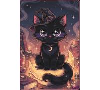 Cute Witchy Cat Notebook - Not Everyone Deserves My Magic | 6 x 9 | 150 Lined Pages | Matte Softcover | Sassy Spellcats Crescent Moon Edition: A cute ... writers and beautifully selective souls
