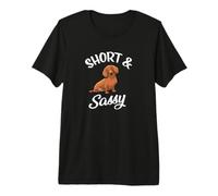 Cute Womens Girls Kids Doxie Short & Sassy Dachshund Lover Camiseta Premium