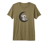 Cute Womens Girls Kids Kawaii Lunar Moon Space Koala Bear Camiseta Premium