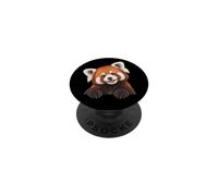 Cute Womens Girls Kids Moms Peeking Pocket Red Panda Lover PopSockets PopGrip Adhesivo