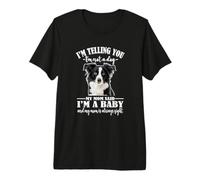 Cute Womens Girls Mom Said I'm A Baby Border Collie Lover Camiseta Premium