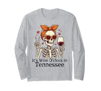 Cute Women's It's Wine O'Clock in Tennessee Manga Larga