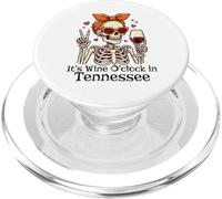 Cute Women's It's Wine O'Clock in Tennessee PopSockets PopGrip para MagSafe
