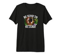 Cute Womens Kids Girls Boys Be Kind To Otters Lover Camiseta Premium