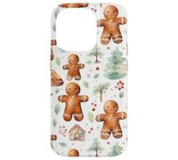 Cute Xmas Baking Stuff For Women Christmas Gingerbread Carcasa para iPhone 14 Pro
