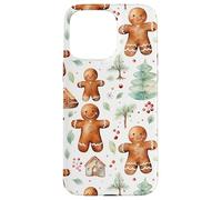 Cute Xmas Baking Stuff For Women Christmas Gingerbread Carcasa para iPhone 15 Pro MAX