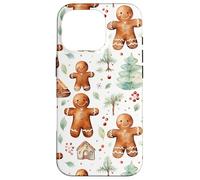 Cute Xmas Baking Stuff For Women Christmas Gingerbread Carcasa para iPhone 16 Pro