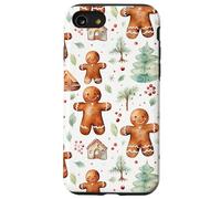 Cute Xmas Baking Stuff For Women Christmas Gingerbread Carcasa para iPhone SE (2020) / 7/8