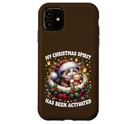 Cute Xmas Cat For Women and Kitten Mom with Christmas Vibes Carcasa para iPhone 11