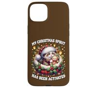 Cute Xmas Cat For Women and Kitten Mom with Christmas Vibes Carcasa para iPhone 15 Plus