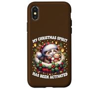 Cute Xmas Cat For Women and Kitten Mom with Christmas Vibes Carcasa para iPhone X/XS