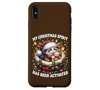 Cute Xmas Cat For Women and Kitten Mom with Christmas Vibes Carcasa para iPhone XS MAX