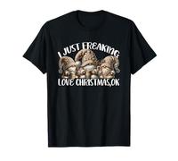 Cute Xmas Gnomes Graphic For Just A Girl Who Loves Christmas Camiseta