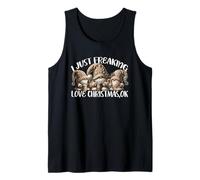 Cute Xmas Gnomes Graphic For Just A Girl Who Loves Christmas Camiseta sin Mangas