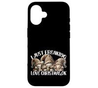 Cute Xmas Gnomes Graphic For Just A Girl Who Loves Christmas Carcasa para iPhone 16