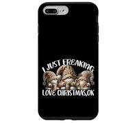 Cute Xmas Gnomes Graphic For Just A Girl Who Loves Christmas Carcasa para iPhone 7 Plus/8 Plus