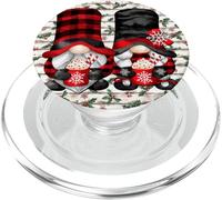 Cute Xmas Snowflake Pattern Hot Cocoa Mugs Christmas GNOME PopSockets PopGrip para MagSafe