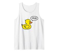 Cute Yellow Duck Cartoon Novelty Graphic Tees & Cool Designs Camiseta sin Mangas