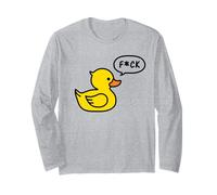 Cute Yellow Duck Cartoon Novelty Graphic Tees & Cool Designs Manga Larga