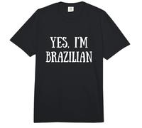 Cute Yes, I'm Brazilian Brazil Brasileiro Brasileira Comfort Colors Adult Heavyweight T-Shirt
