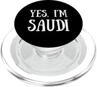 Cute Yes, I'm Saudi Kingdom of Saudi Arabia KSA PopSockets PopGrip para MagSafe