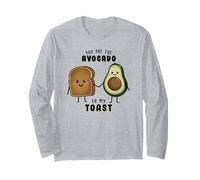 Cute You Are The avocate to my Toast Aguacate Lovers Funny Manga Larga