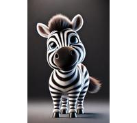 Cute Zebra - Grid Notebook for Notes and Planning: 120 Pages | 6x9 Format | Soft Cover | Perfect for School, Work, and Daily Writing