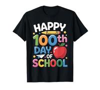 Cute100th Day of School Teachers Kids Child Happy 100 Days Camiseta