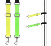 CUTEABC Correa de extensión de aseo para perros, 2 piezas ajustables para mesa de aseo de perros, bucle de aseo auxiliar de peluquería, bucles de aseo seguros y estables para peluqueros de perros,