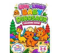 Cuteand Lovely Baby Dinosaur Coloring Book