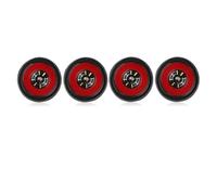 CUTEAS Faro Trasero Luz De Freno Trasera LED De 4 Pulgadas Luz De Giro Roja Y Amarilla Luz De Marcha Atrás para Remolque para Coche Camión Tractor 12/24 V Piloto Trasero(4X Rubber White)