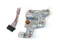 CUTEAS Faro Trasero para Benz W204 Clase C 2007-2010 A2048201500 A2048201600 Placa Circuito Toma Luz Trasera con Bombillas con Cableado Piloto Trasero(R with Wiring)