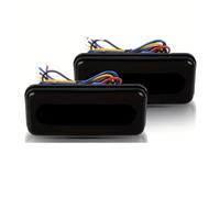 CUTEAS Faro Trasero para Coche Camión Remolque Autobús RV 12 V 24 V 68 LED 3 En 1 Luz Freno Trasero Luz Señal Giro DRL Lámpara Advertencia Parada Dinámica Piloto Trasero(2X Red Yellow)