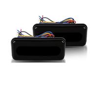 CUTEAS Faro Trasero para Coche Camión Remolque Autobús RV 12 V 24 V 68 LED 3 En 1 Luz Freno Trasero Luz Señal Giro DRL Lámpara Advertencia Parada Dinámica Piloto Trasero(2X White Yellow)