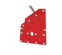 CUTEAS Faro Trasero para Nissan para Qashqai J10 + 2 2006-2014 Luz Trasera De Frenos Placa Circuito De Iluminación LED B003339B B003338B Piloto Trasero(Bien)